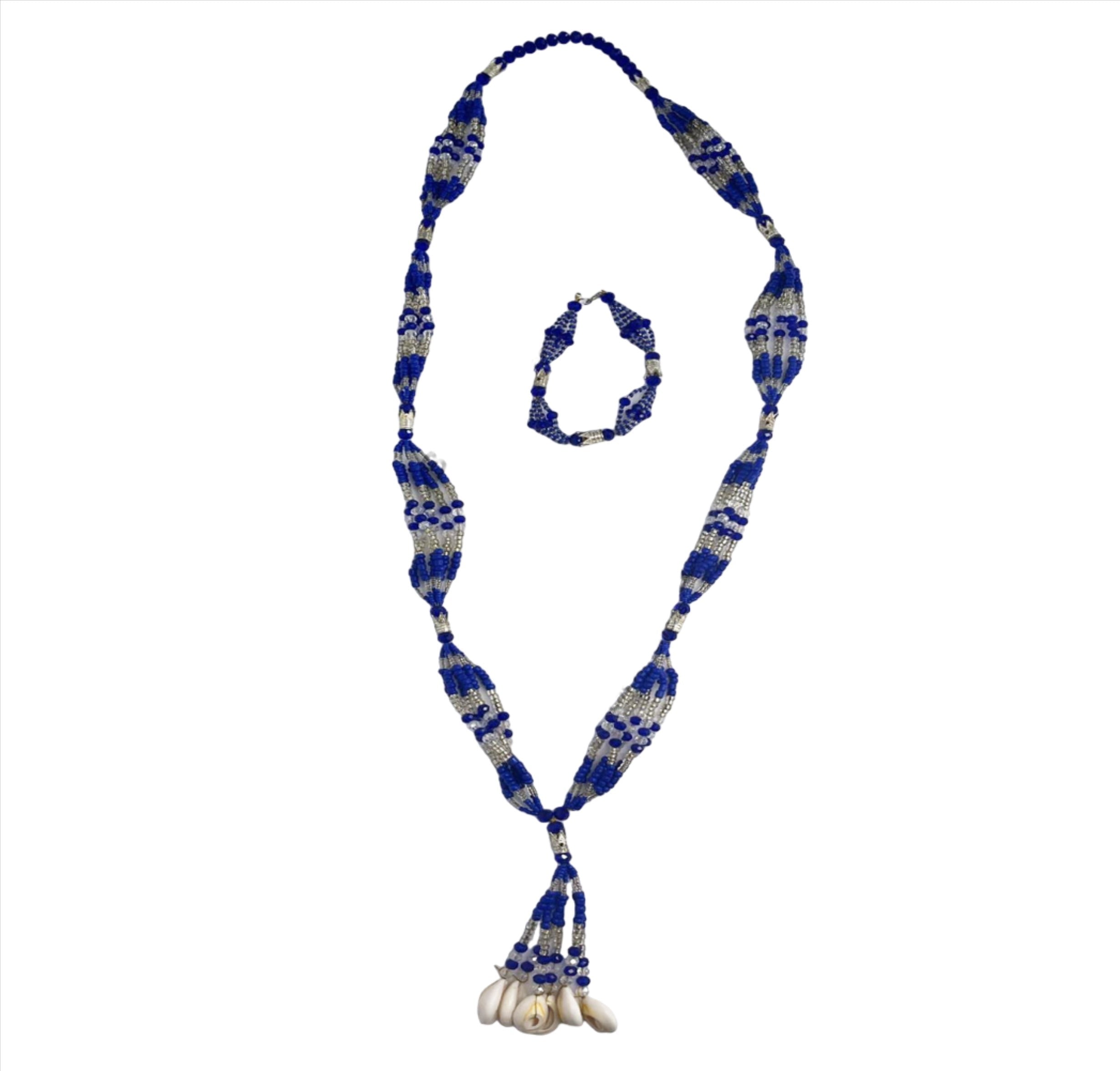 Collar Con Ilde De Yemaya / Necklace with Ilde of Yemaya