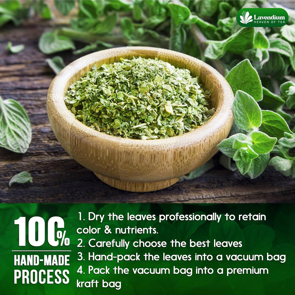 Premium Dried Oregano Leaves – 100% Pure, Non-GMO, Gluten-Free, Vegan – Aromatic Herb for Cooking, Seasoning, Sauces, and Pizza