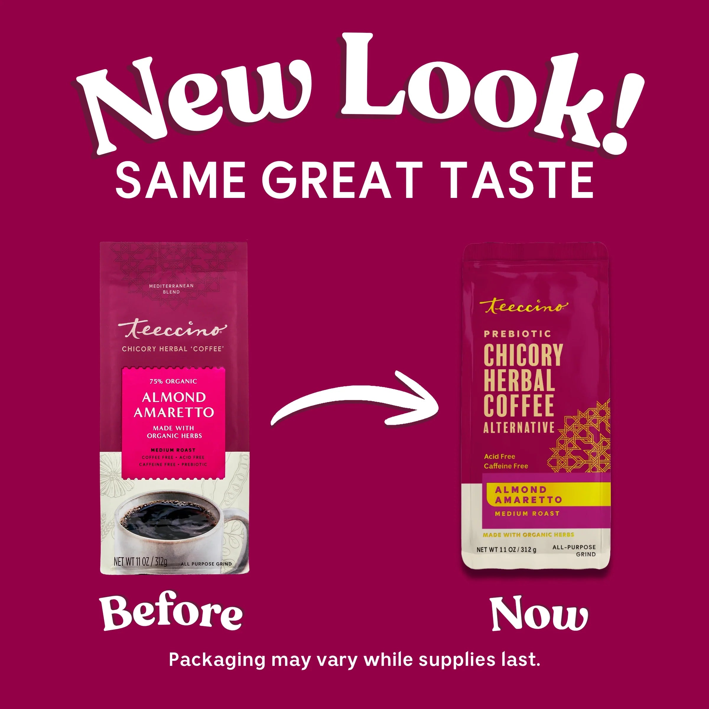 Almond Amaretto Chicory Herbal Coffee