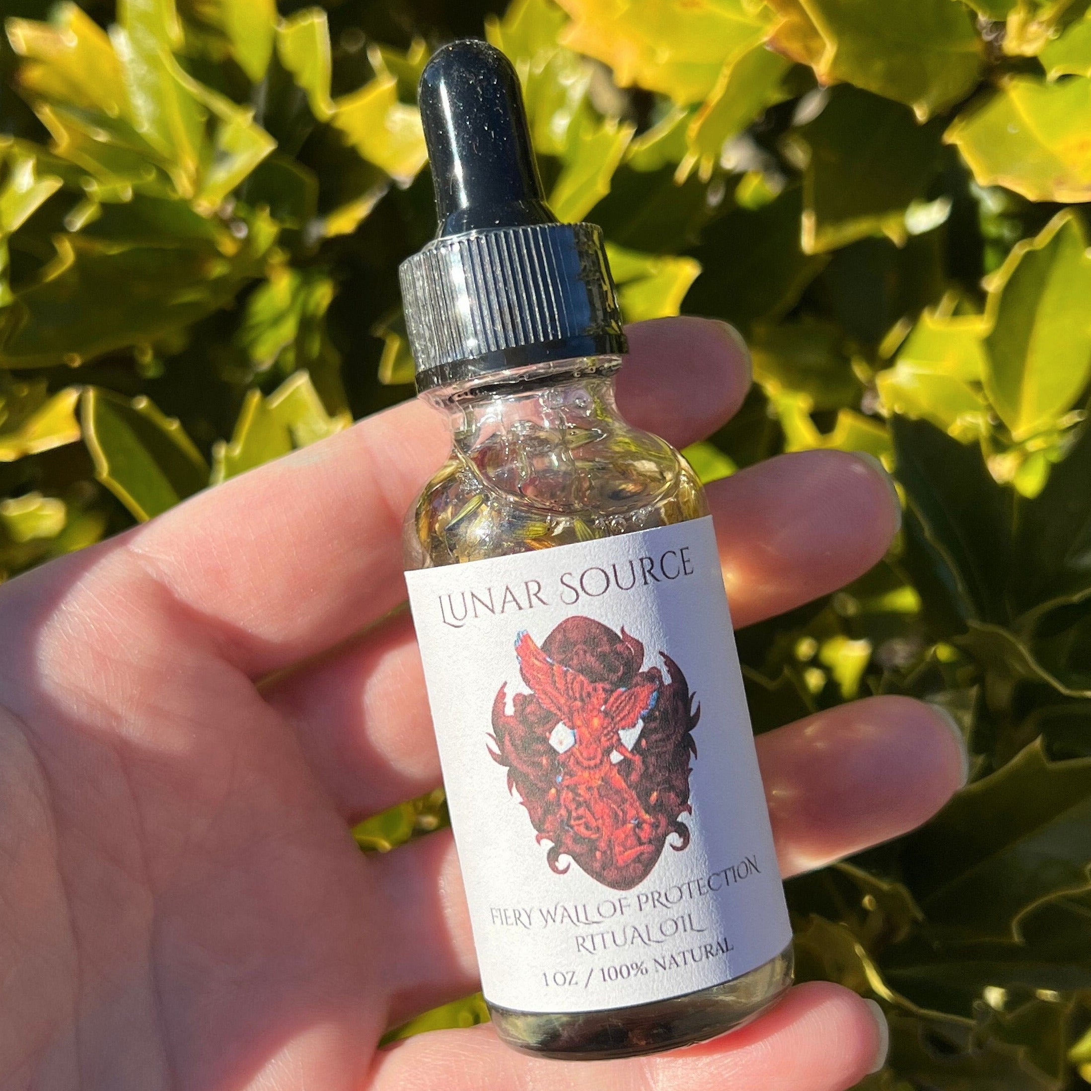 Spiritual Fiery Wall of Protection Ritual Oil | Pagan Anointing Prayer Witchcraft Conjure Spell Magickal Oil Witchy Hex Jinx Reversal Magic