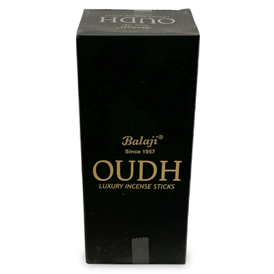 Balaji - OUDH, Luxury Incense Sticks (15 sticks x 12 packets)