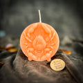 Beeswax Cancer Crab Zodiac Spell Candle - Intuition, Nurturing & Emotional Healing