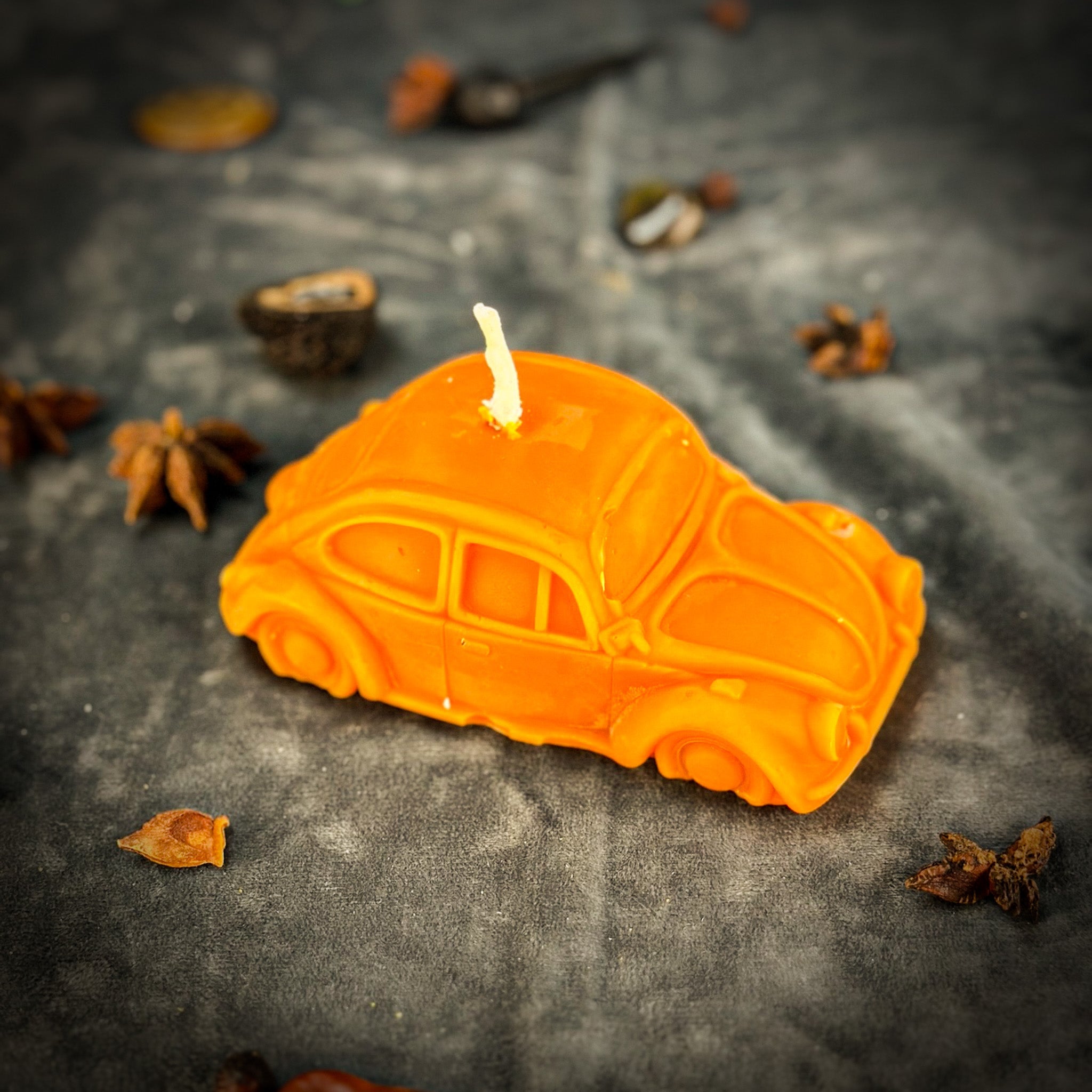 Beeswax Charmed Car Spell Candle - Safe Travels & Vehicle Protection