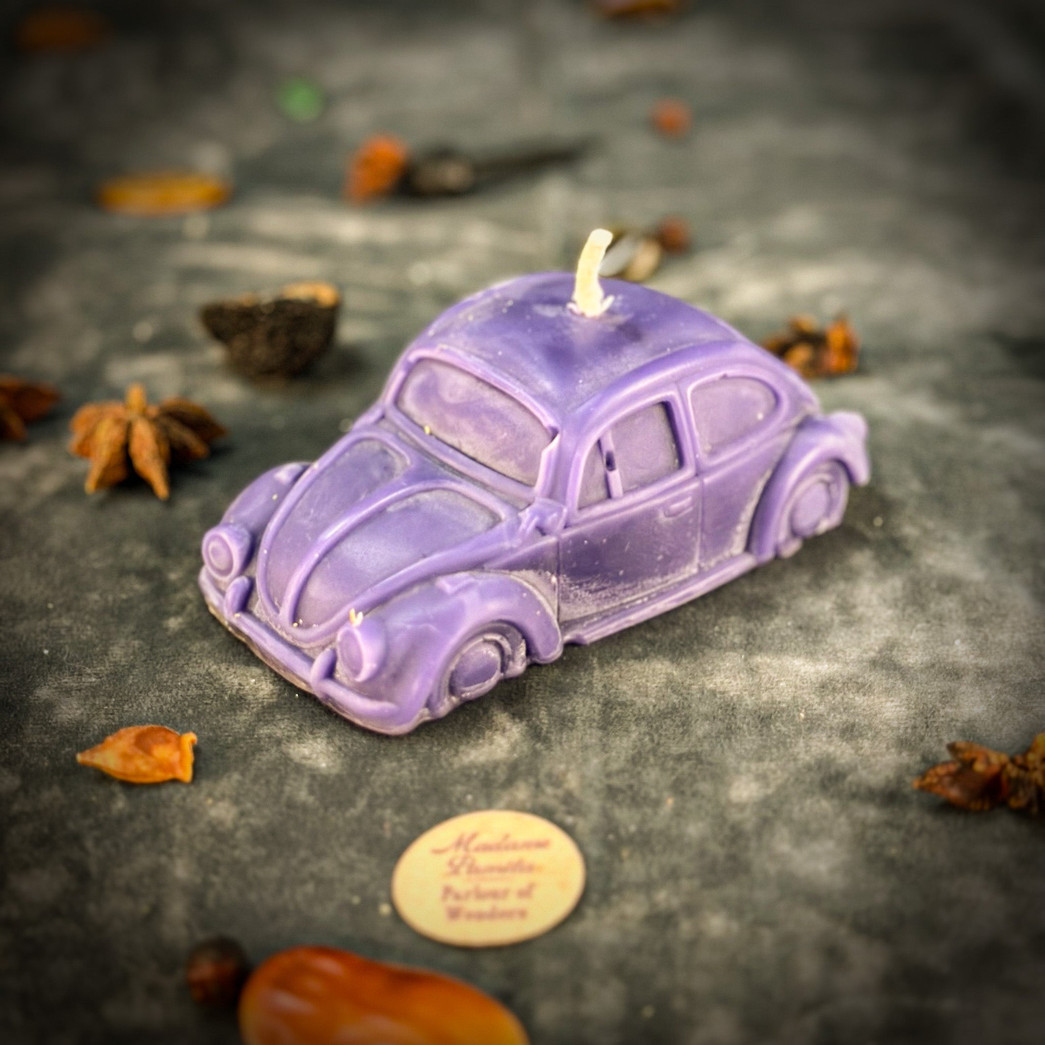 Beeswax Charmed Car Spell Candle - Safe Travels & Vehicle Protection
