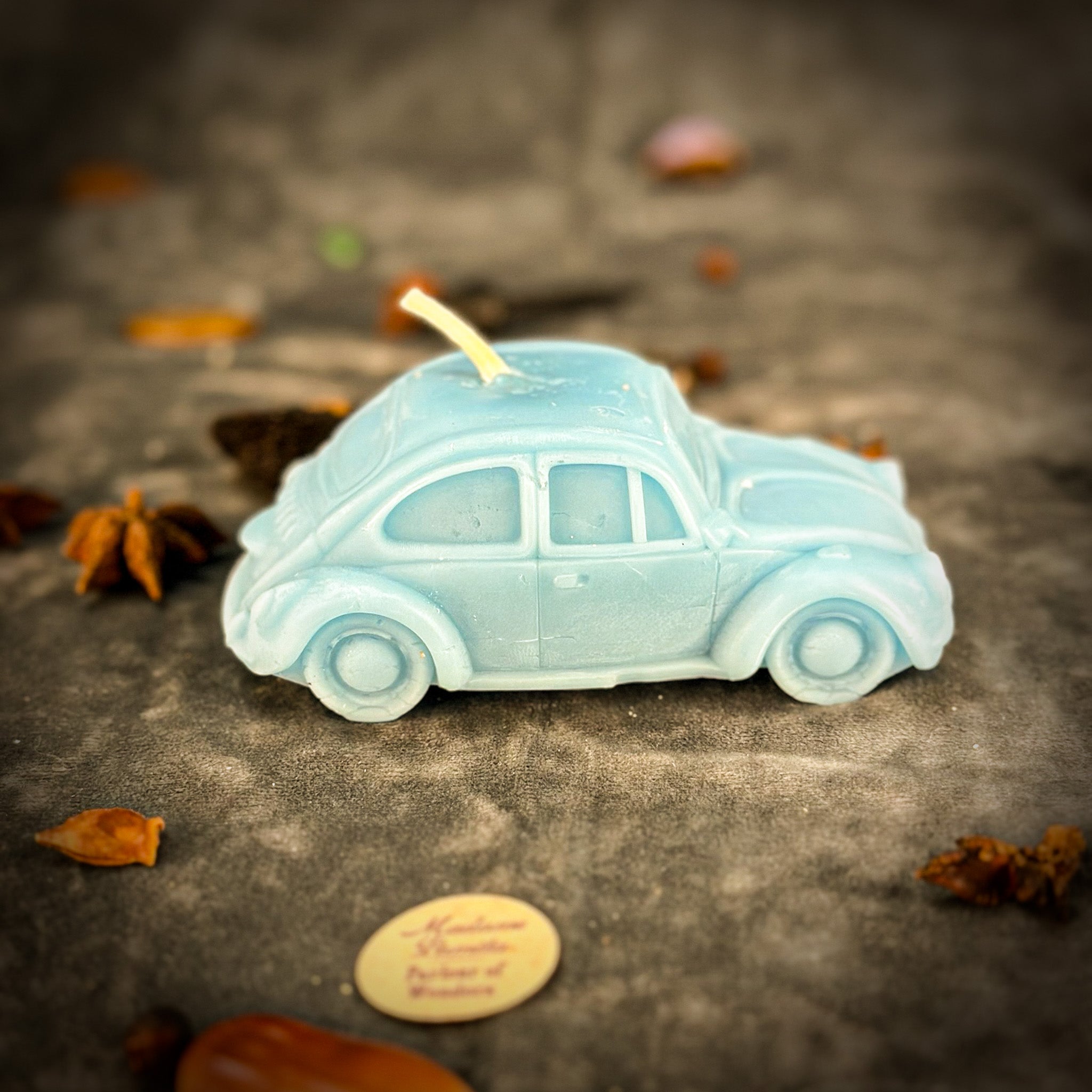 Beeswax Charmed Car Spell Candle - Safe Travels & Vehicle Protection