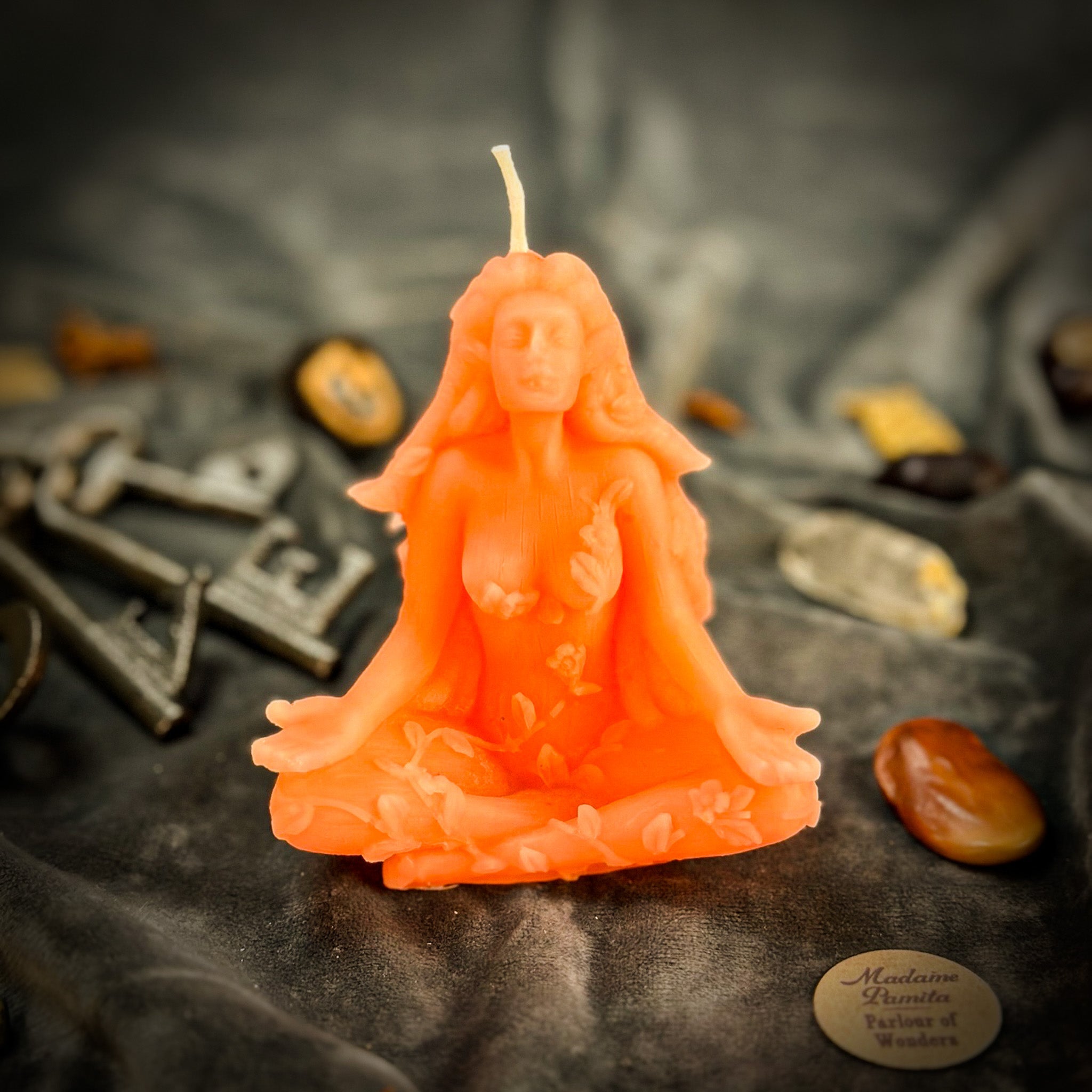 Beeswax Forest Fairy Spell Candle - Nature Spirits, Peace & Enchantment