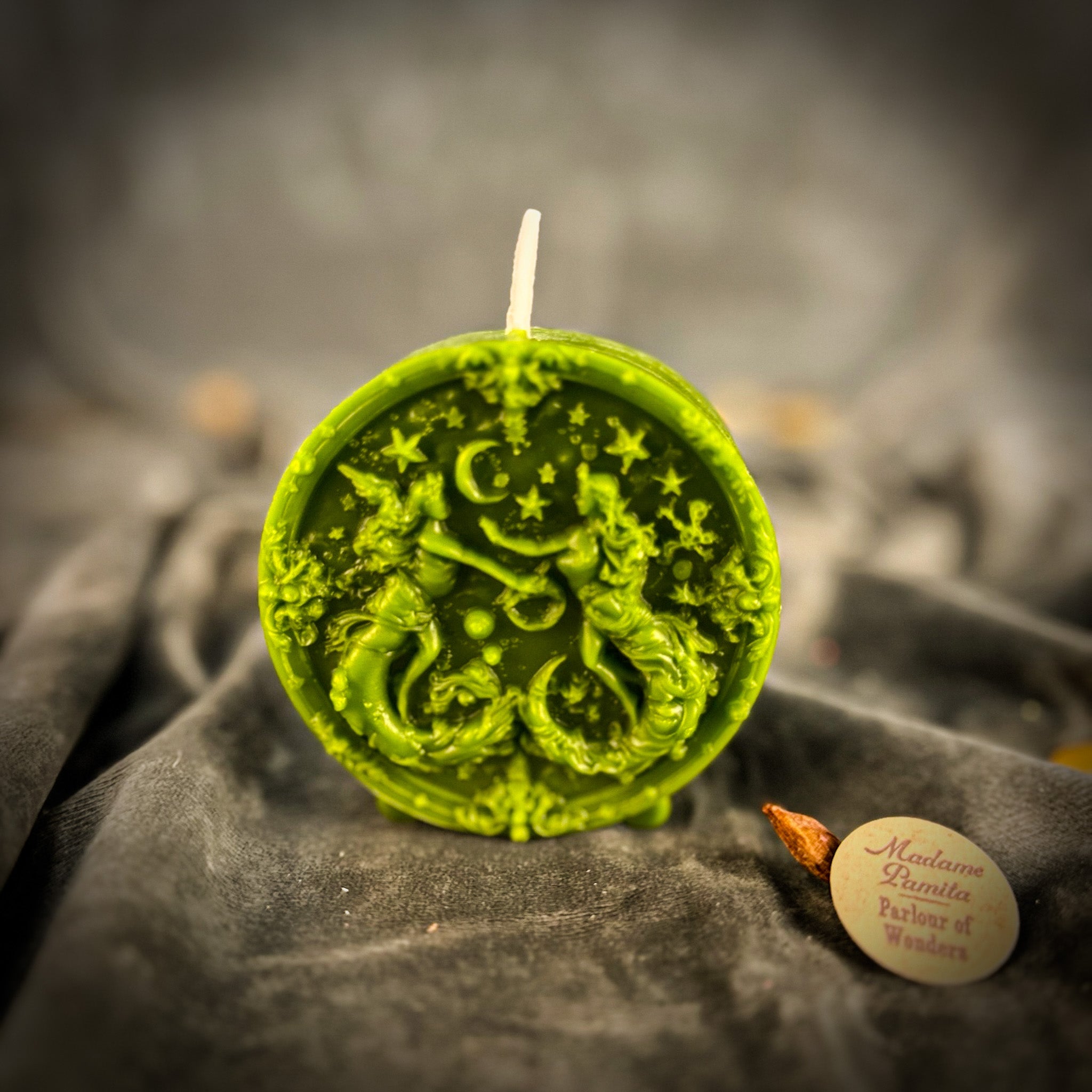 Beeswax Gemini Twins Zodiac Spell Candle - Communication, Creativity & Adaptability