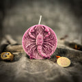 Beeswax Scorpio Scorpion Zodiac Spell Candle - Transformation, Power & Intuition