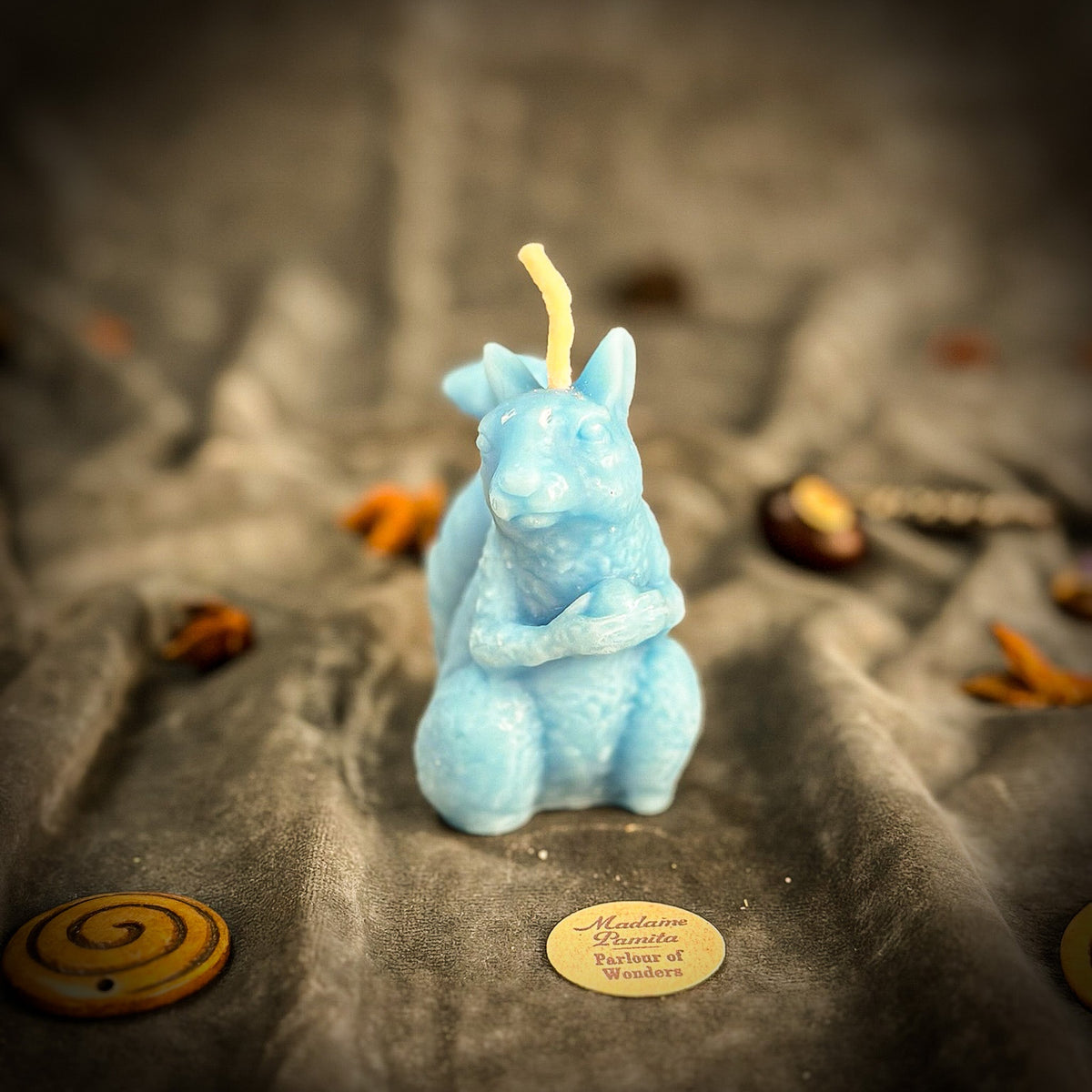 Squirrel of Abundance Candle Spell Kit - Prosperity & Wise Investments Magic