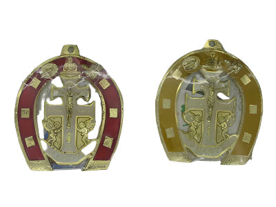 Colored Cruz de Caravaca Amulet (Large) Herradura