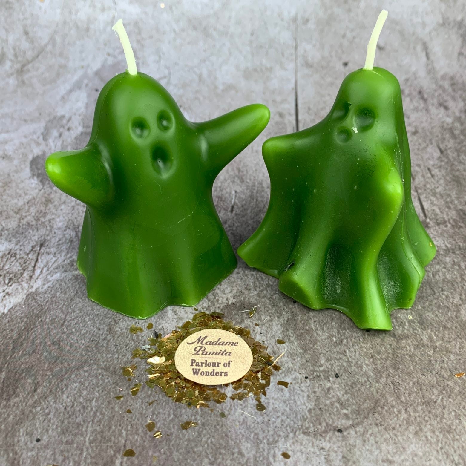 Beeswax Wishing Ghosts Spell Candle Set - Spirit Guide & Ancestor Magic