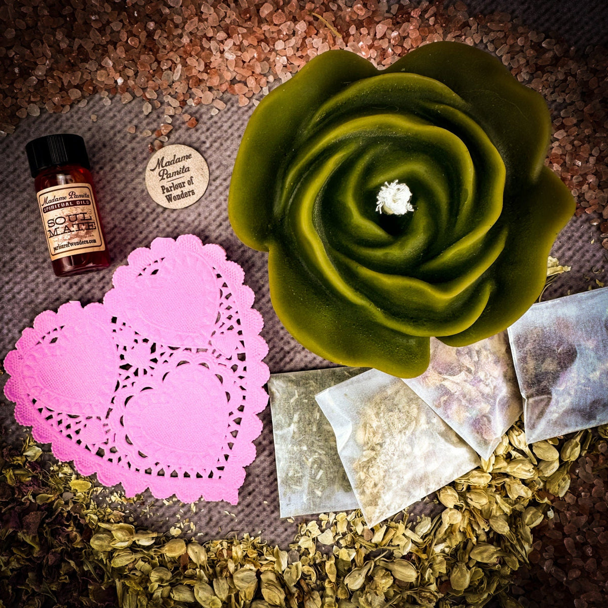 Rose Romance Candle Spell Kit - Love & Romance