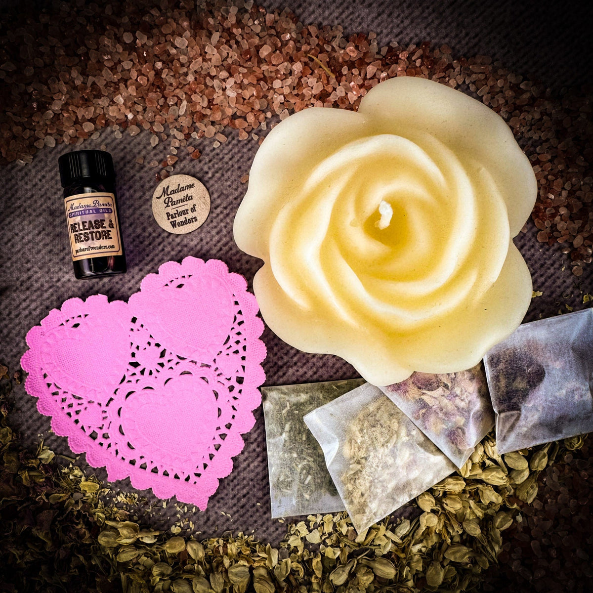 Rose Romance Candle Spell Kit - Love & Romance