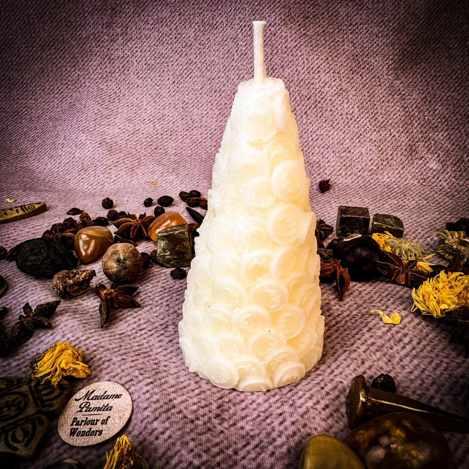 Cone of Coins Candle Spell Kit - Money Attraction & Prosperity Magic