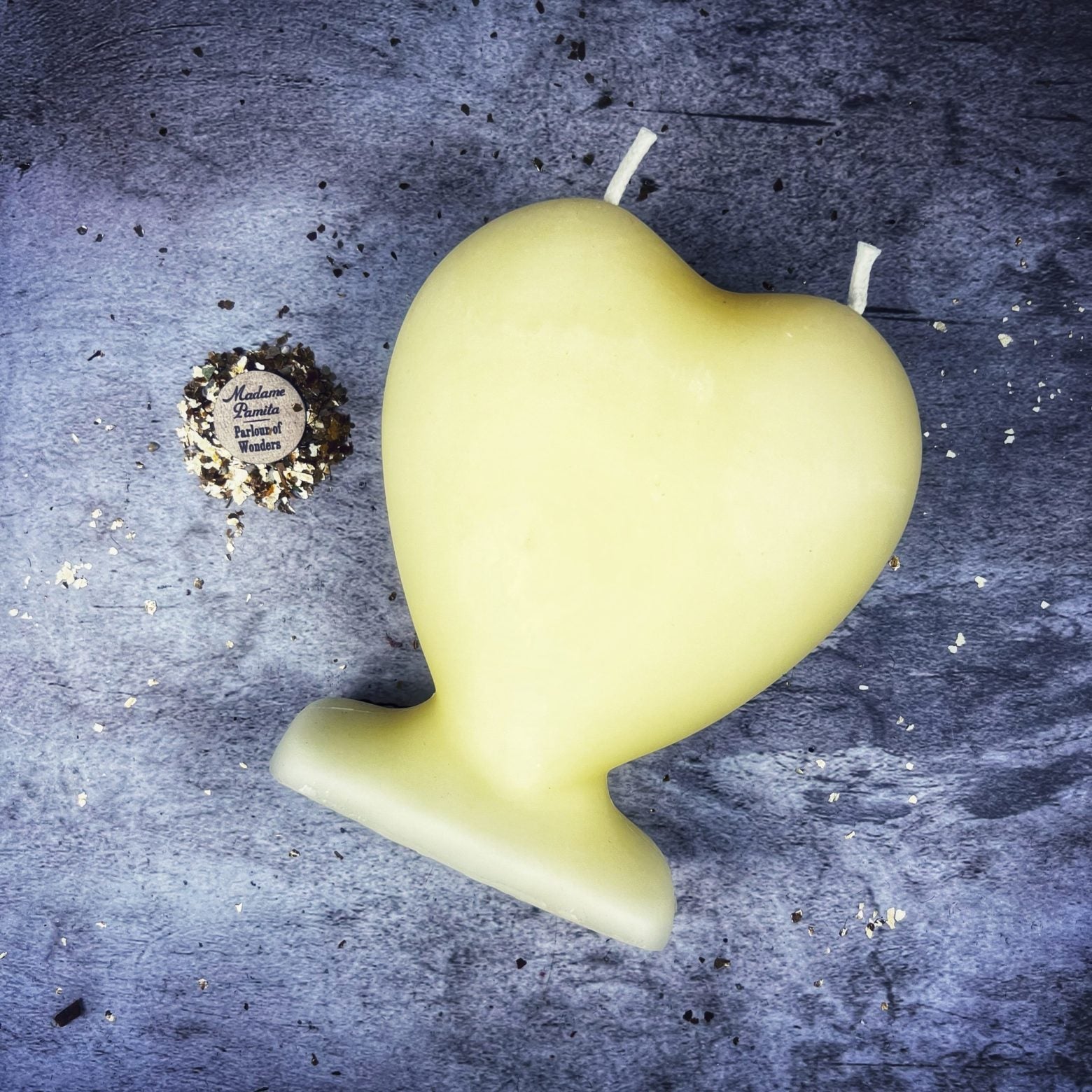 Beeswax Twin Flame Love Spell Candle - Soul Mate & True Love Magic