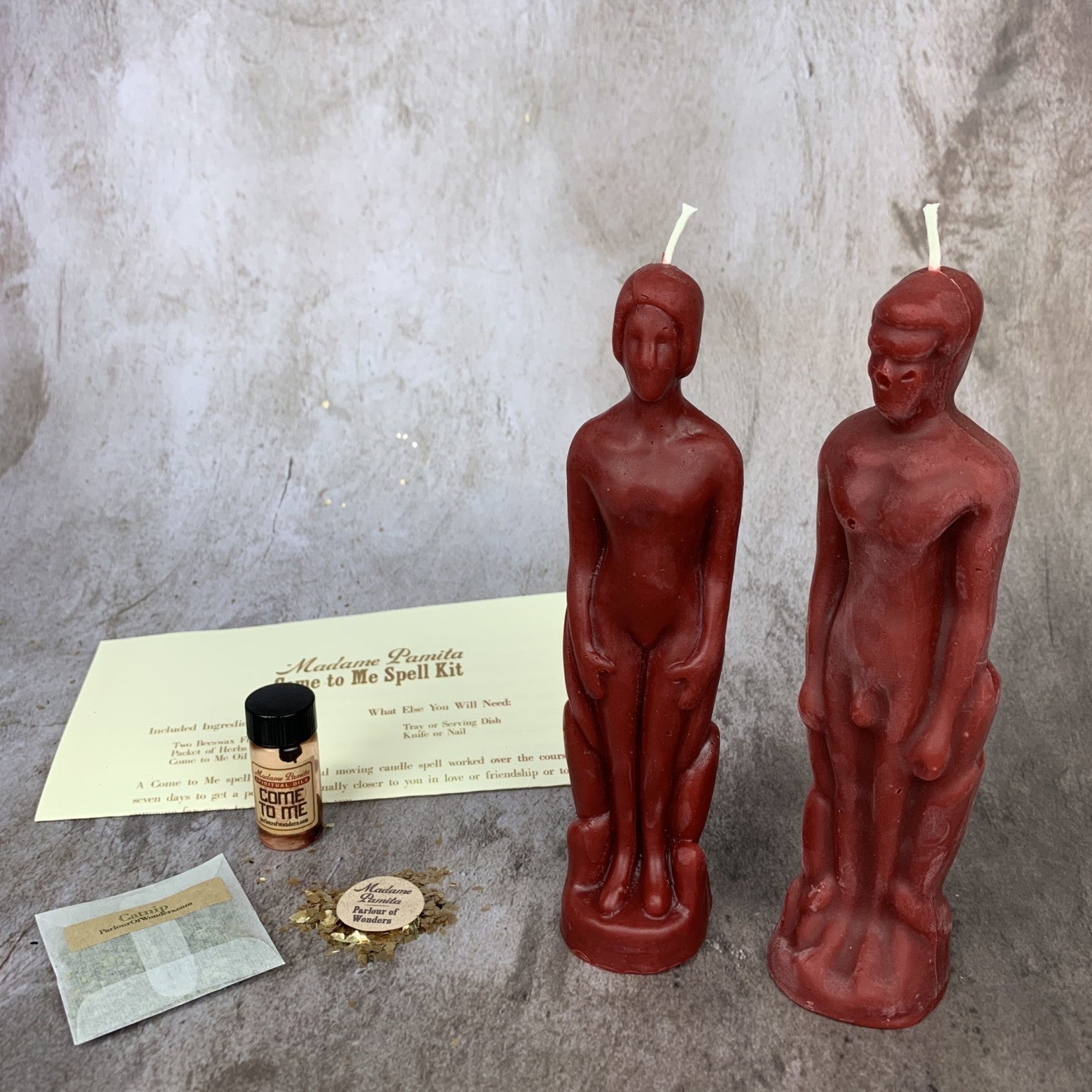 Come to Me Candle Spell Kit Human/Male - Attract Love & Passion