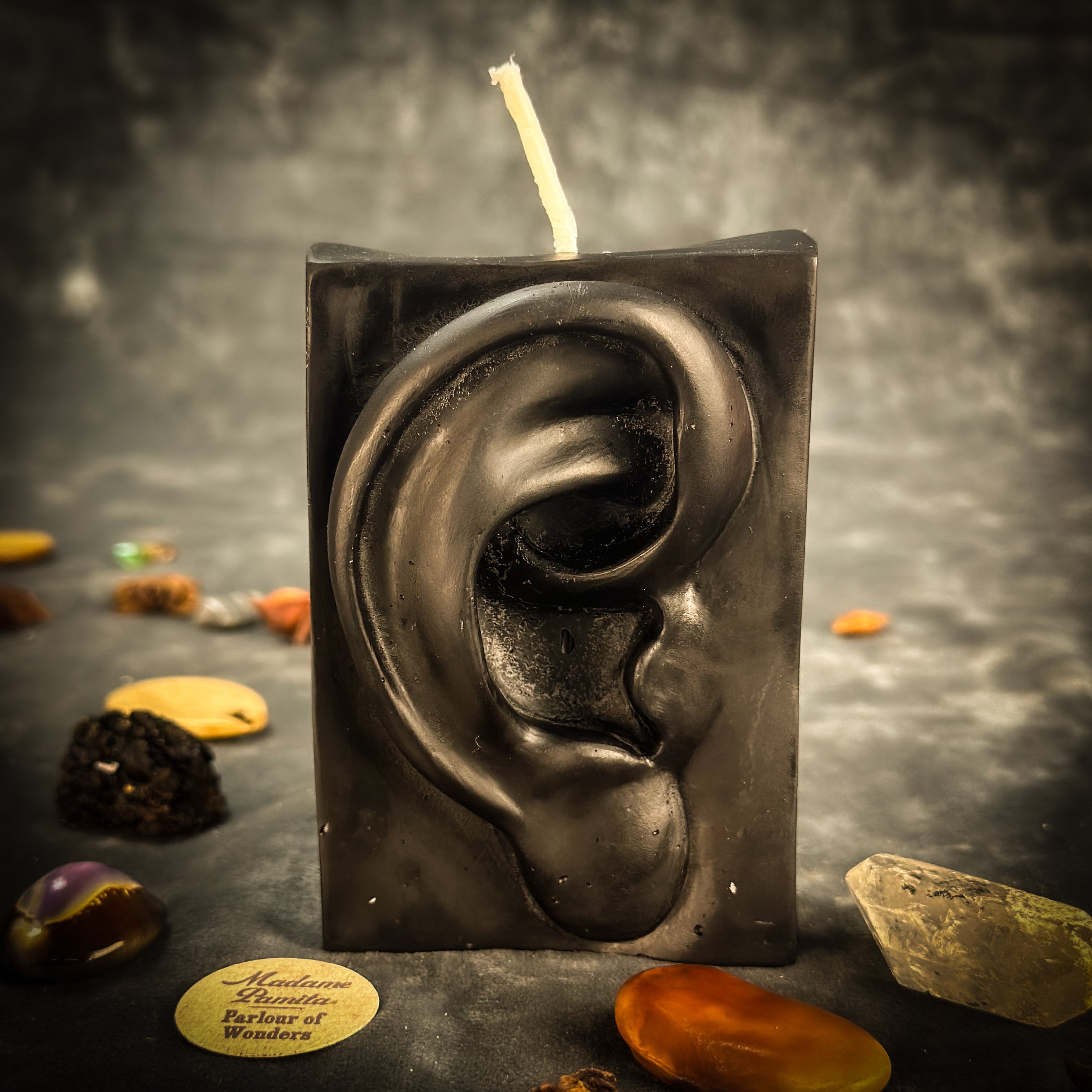 Beeswax Ex-Voto Ear Spell Candle - Healing, Being Heard & Clairaudience