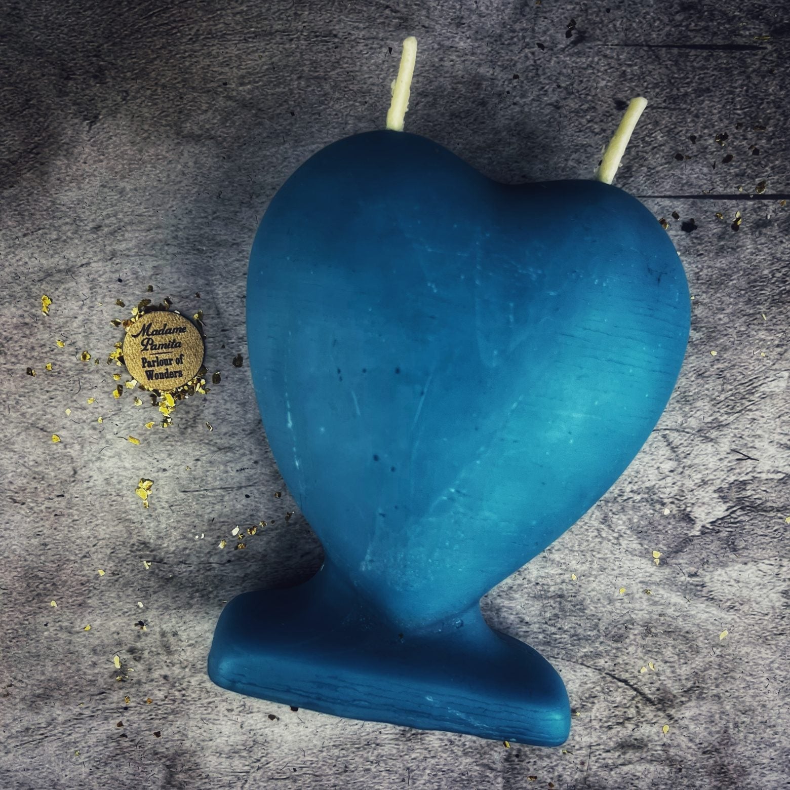Beeswax Twin Flame Love Spell Candle - Soul Mate & True Love Magic