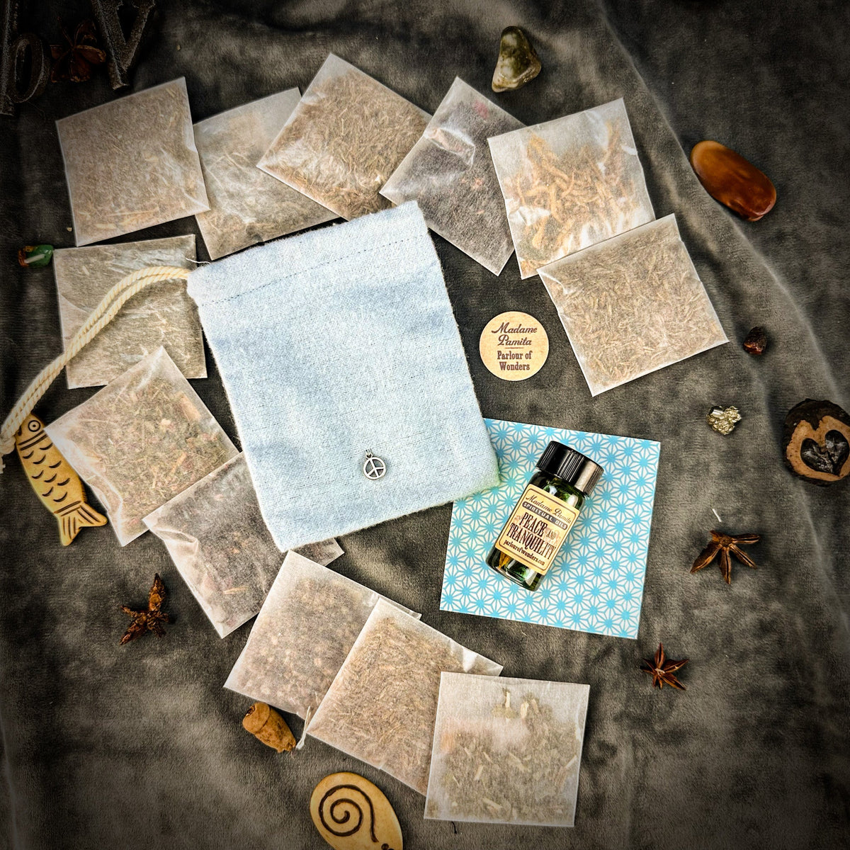 Peace & Tranquility Mojo Bag Kit - Triple Strength