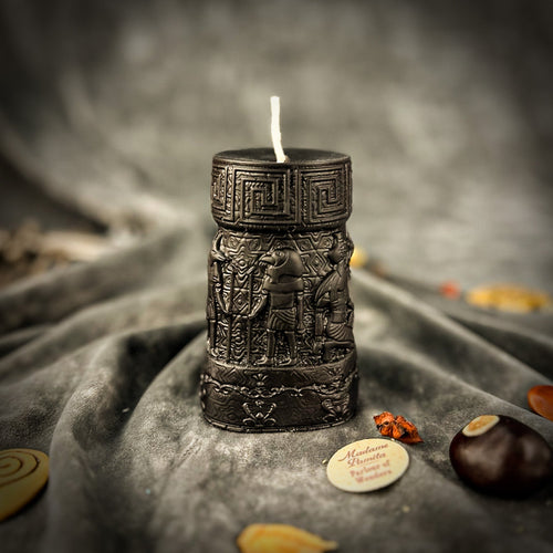 Anubis and Horus Egyptian Pillar Candle Spell Kit - Protection & Divine Guidance