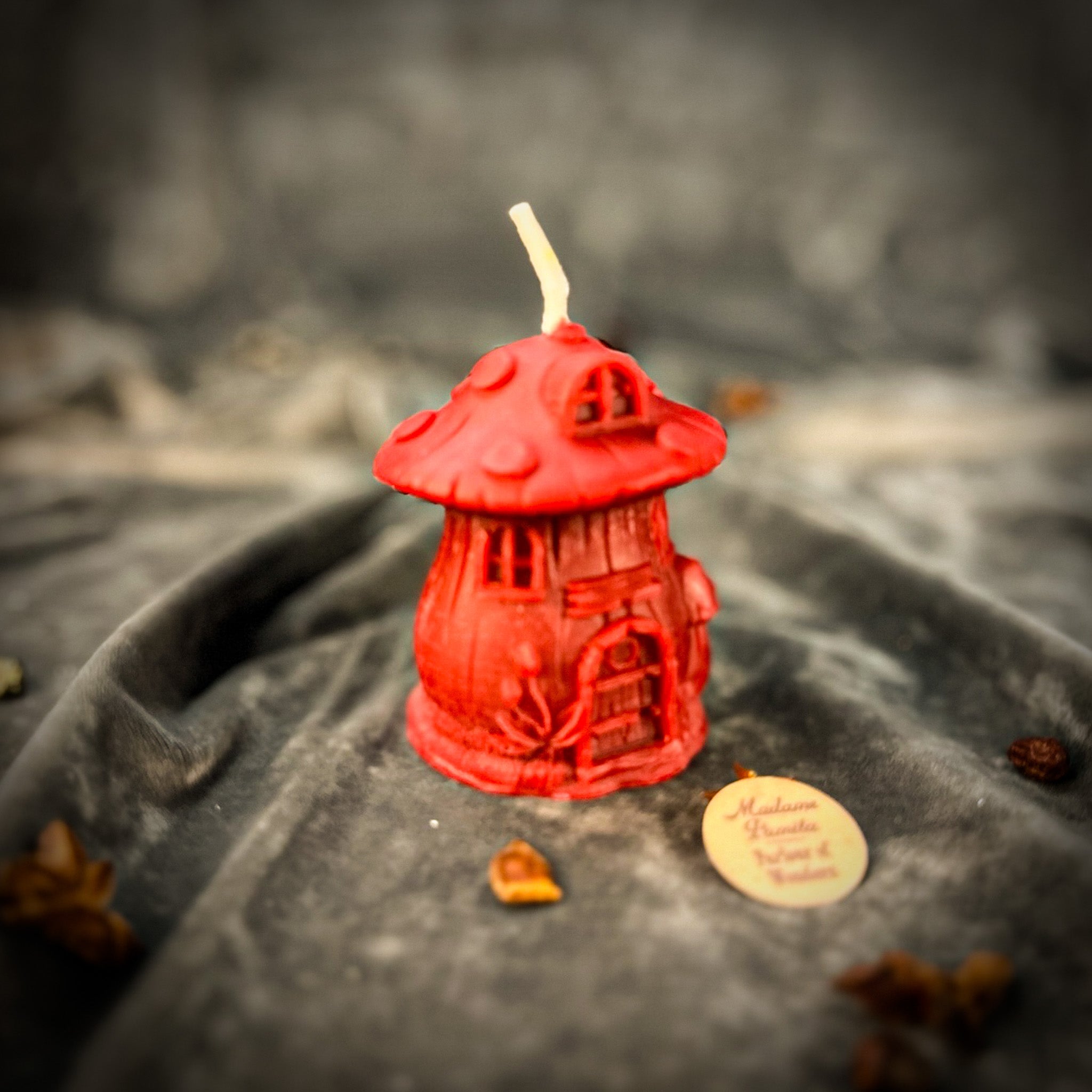Cleansing Mushroom Fairy Hut Candle Spell Kit - Purification & Renewal Magic