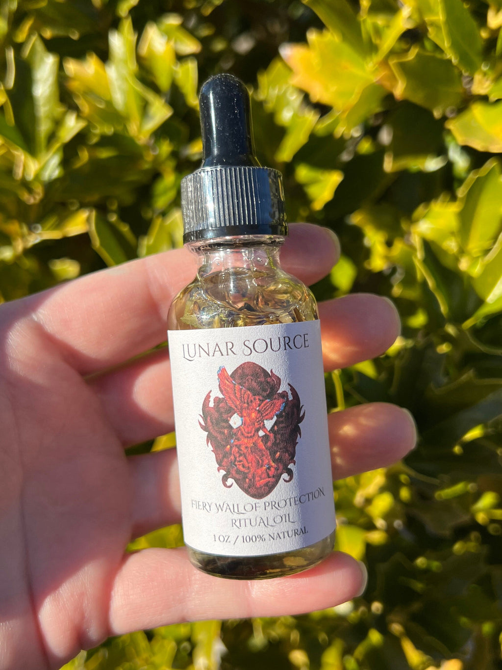 Spiritual Fiery Wall of Protection Ritual Oil | Pagan Anointing Prayer Witchcraft Conjure Spell Magickal Oil Witchy Hex Jinx Reversal Magic