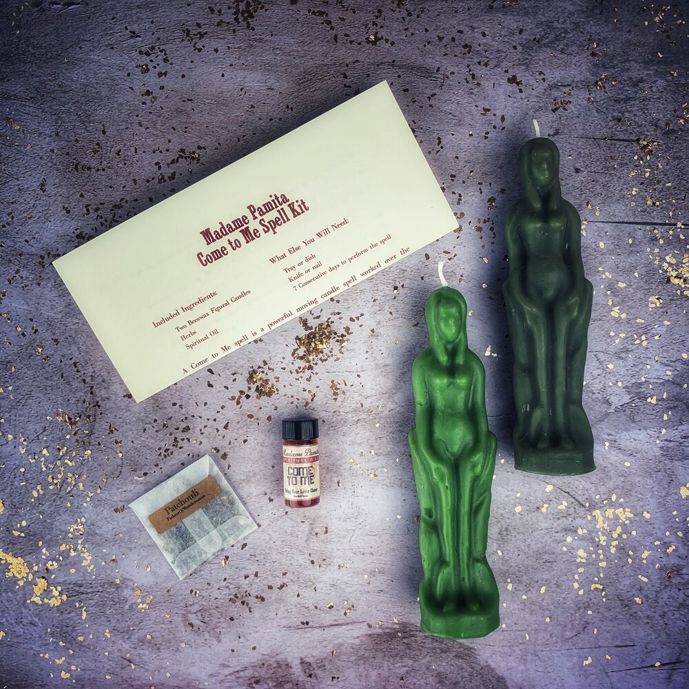 Come to Me Candle Spell Kit Female/Female - Attract Love & Passion