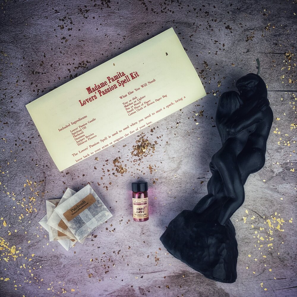Lovers Passion Candle Spell Kit - Ignite Romance & Desire